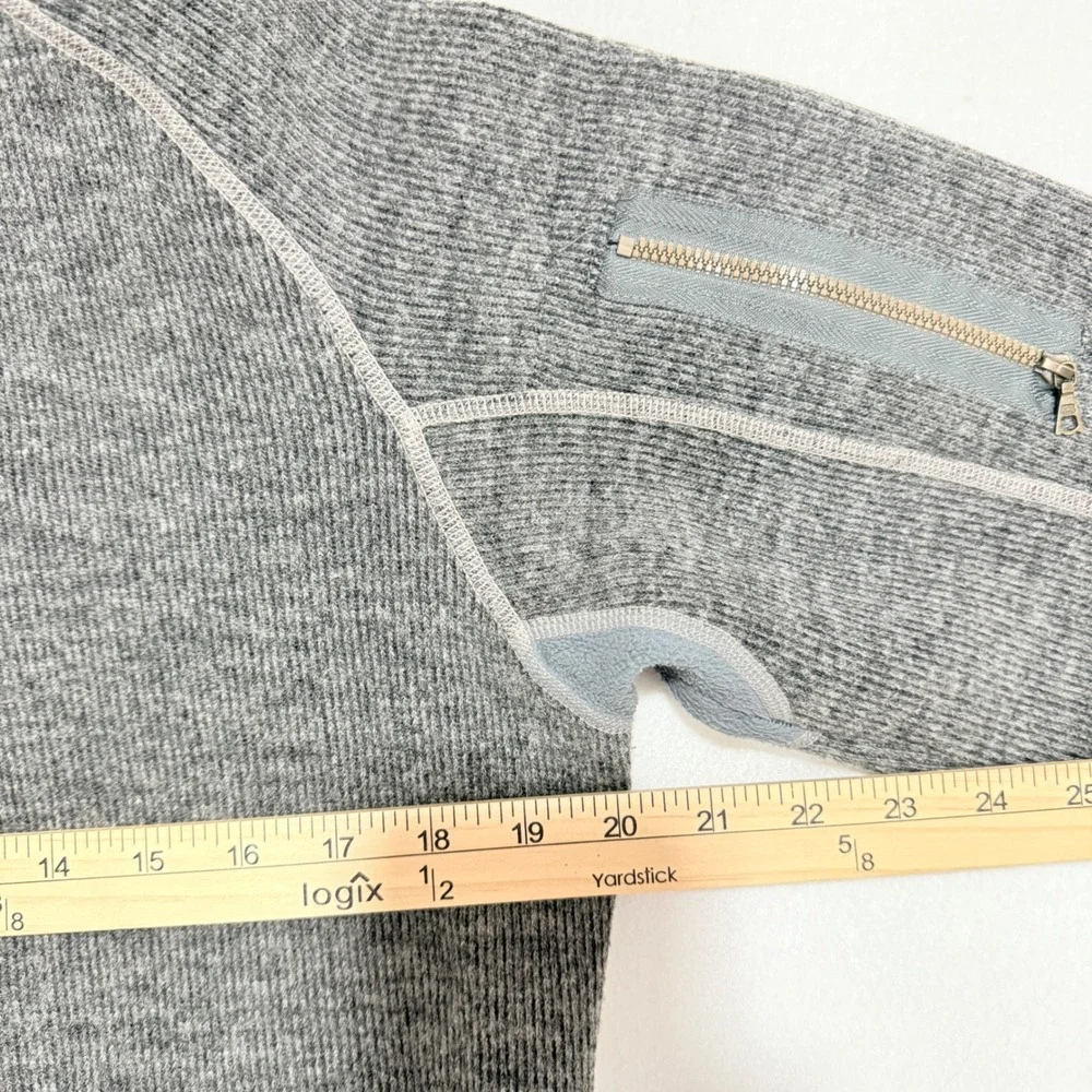 KUHL Thor Quarter Zip Pullover Sweater Small Gray Wool Blend Gorpcore Outdoor